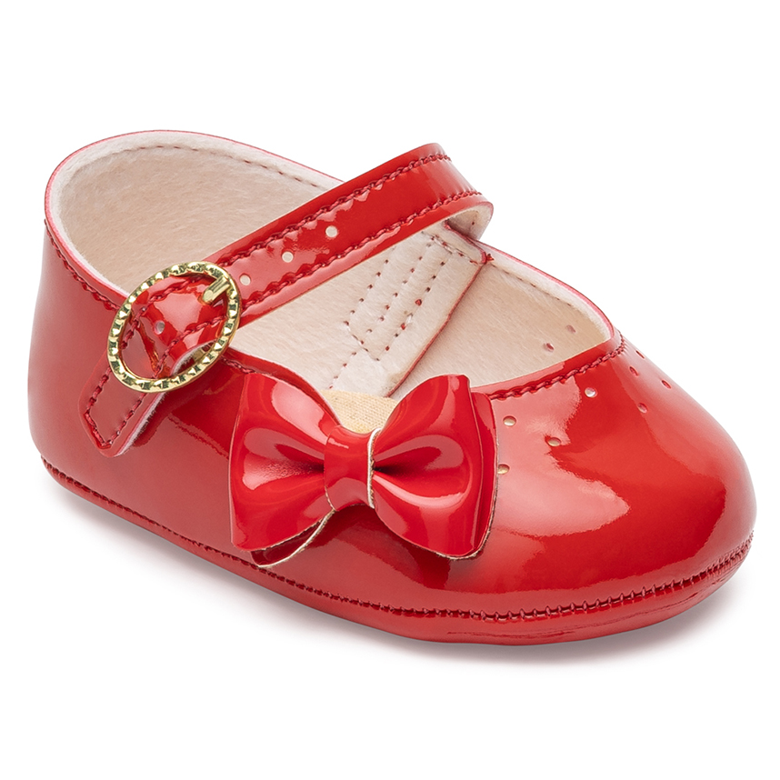 Sapato Bebê Pimpolho Fivela Com Detalhe Em Pérola