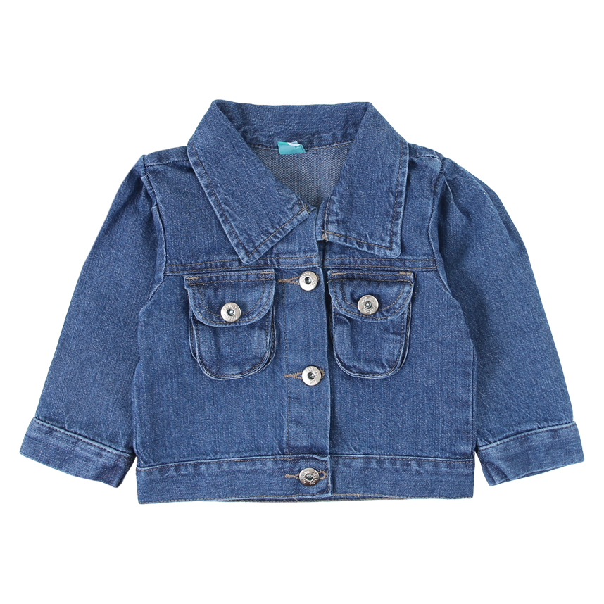 Jaqueta Jeans Infantil Menina Kookabu Detalhe Botões