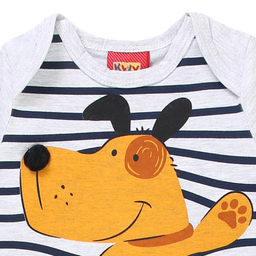 Macacão Kyly Manga Longa com Listras