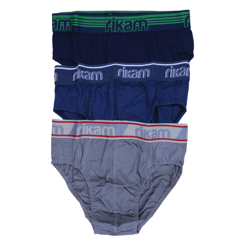 Kit 03 Cuecas Rikam Masculinas