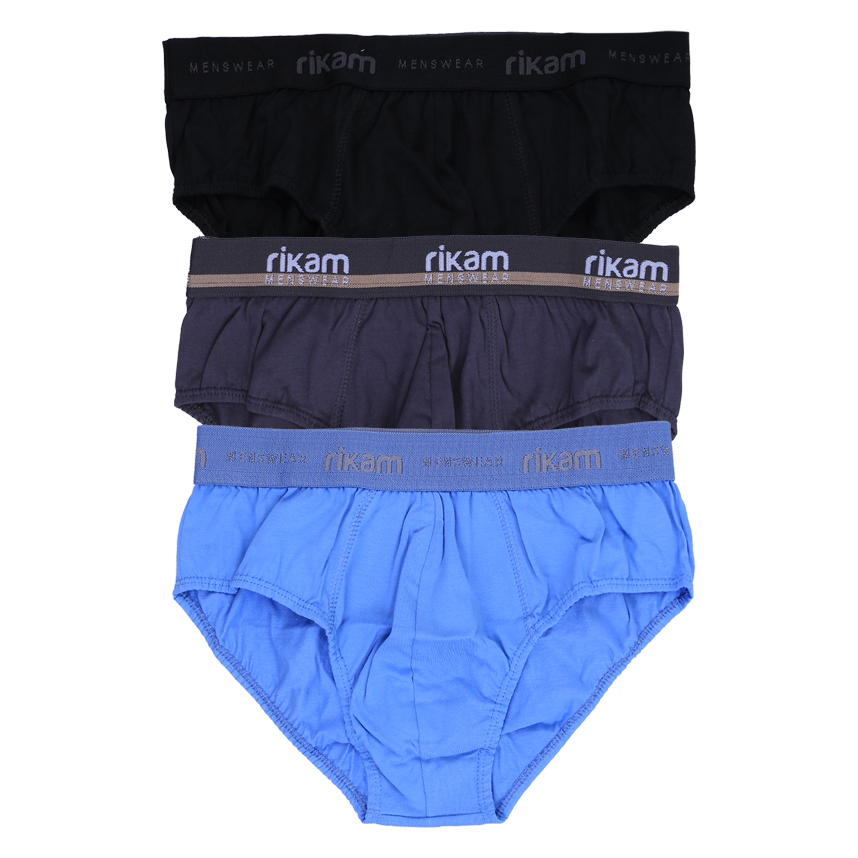 Kit 03 Cuecas Rikam Masculinas