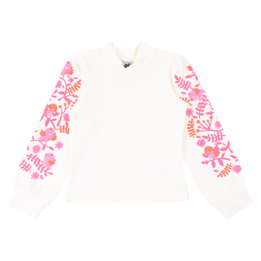 Blusa Kookabu Manga Longa em Cotton com Estampa