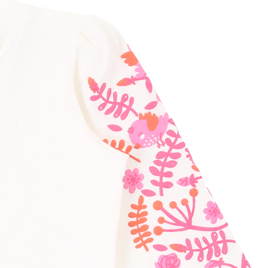 Blusa Kookabu Manga Longa em Cotton com Estampa