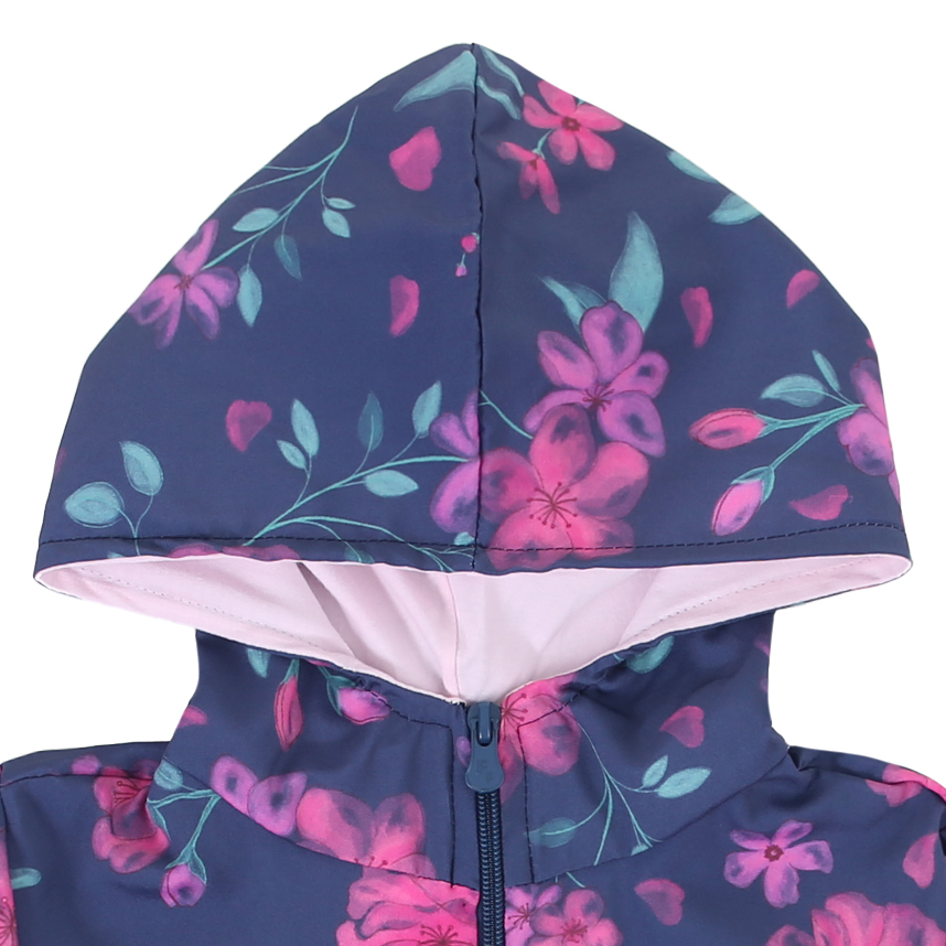 Jaqueta Infantil Kookabu Corta Vento Estampada Com Capuz