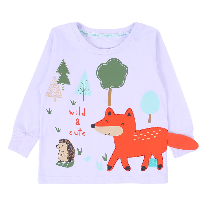 Camiseta Kookabu Manga Longa Raposa