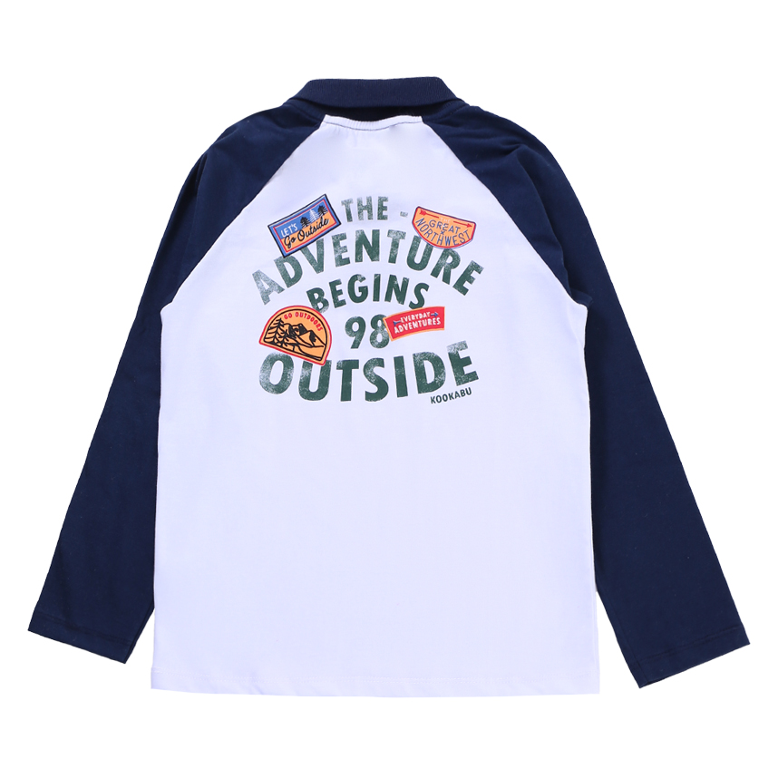 Polo Manga Longa Kookabu em Meia Malha