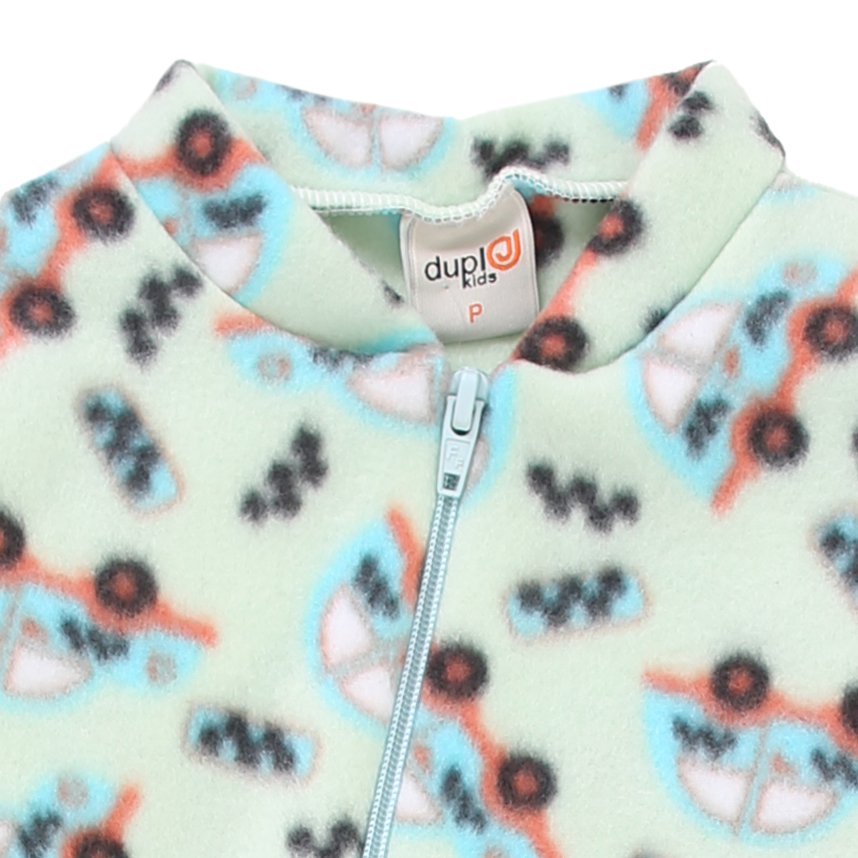 Macacão Longo Bebê Duplo J Plush Estampado