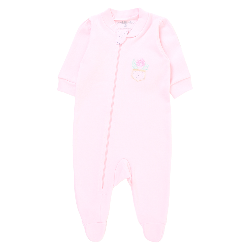 Macacão Estilinho em Suedine Manga Longa com Pezinho Fechado