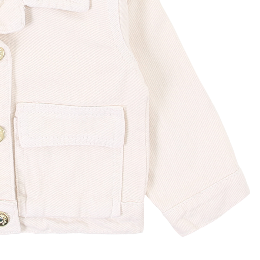 Jaqueta Infantil Sarja Menina Kookabu Detalhe Botões