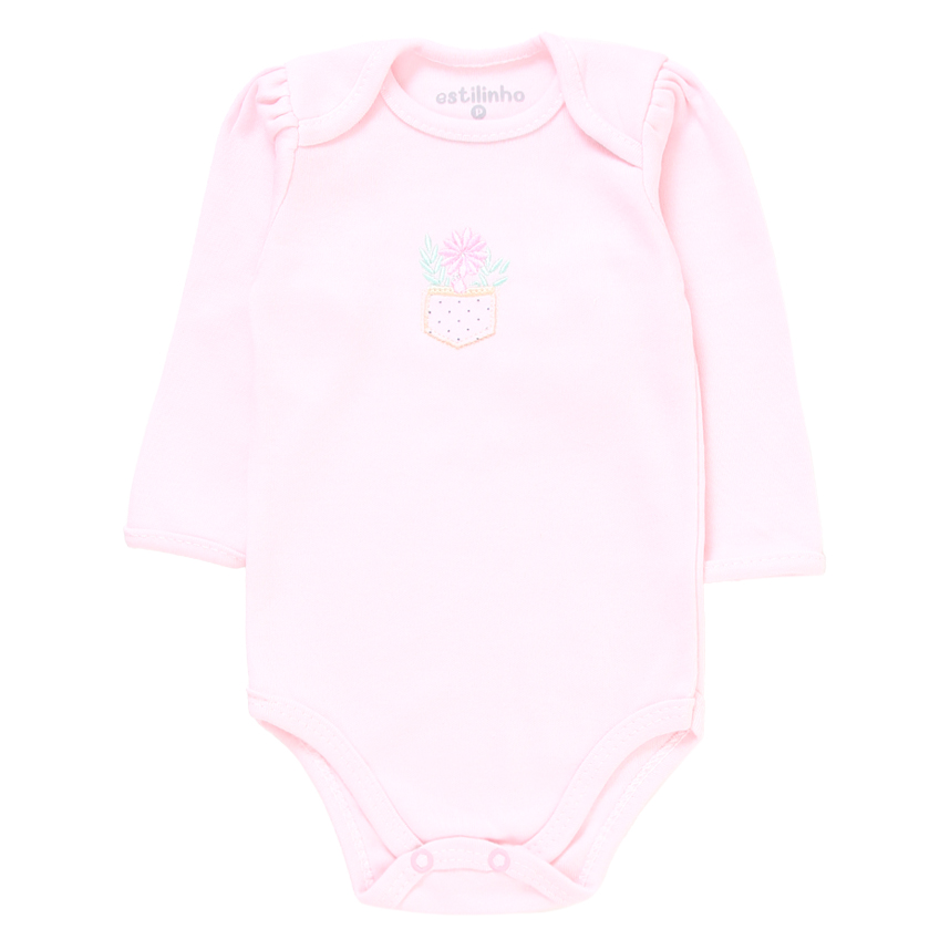 Conjunto Estilinho Body e Calça Bordada