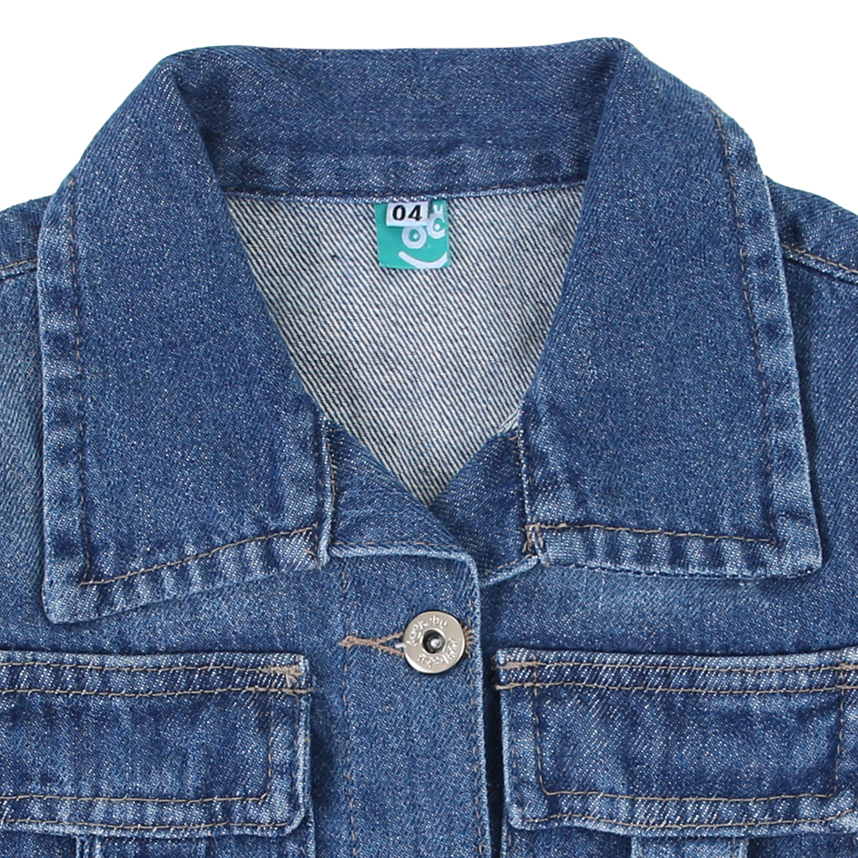 Jaqueta Jeans Infantil Menina Kookabu Botões Fivela