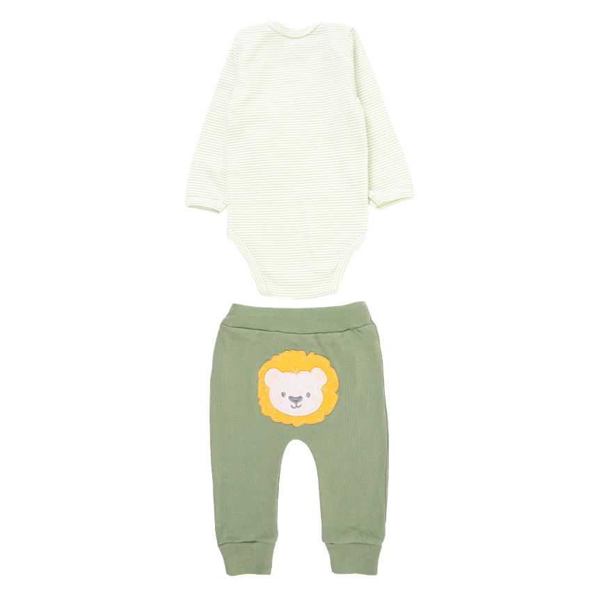 Conjunto Estilinho Bordado Manga Longa