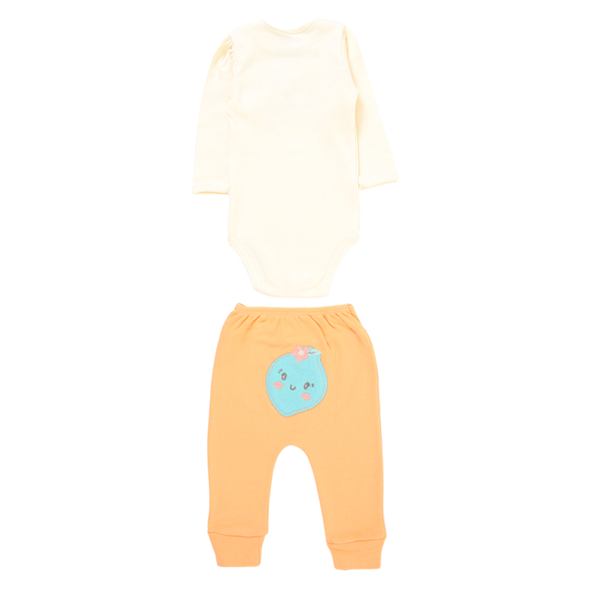 Conjunto Estilinho Bordado Manga Longa