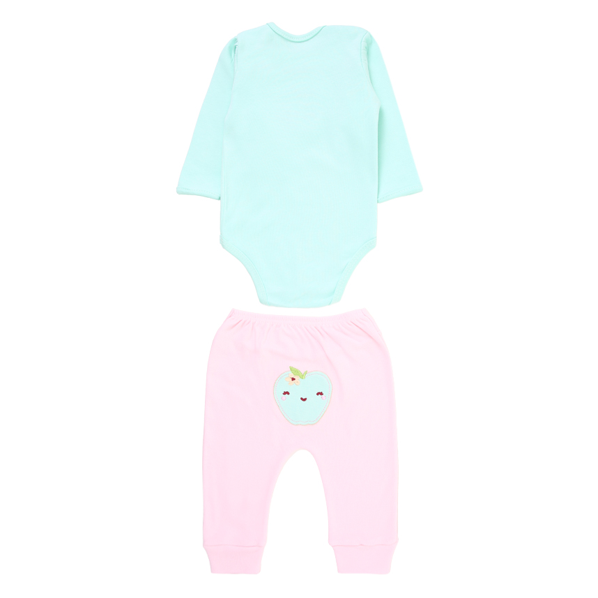 Conjunto Estilinho Bordado Manga Longa