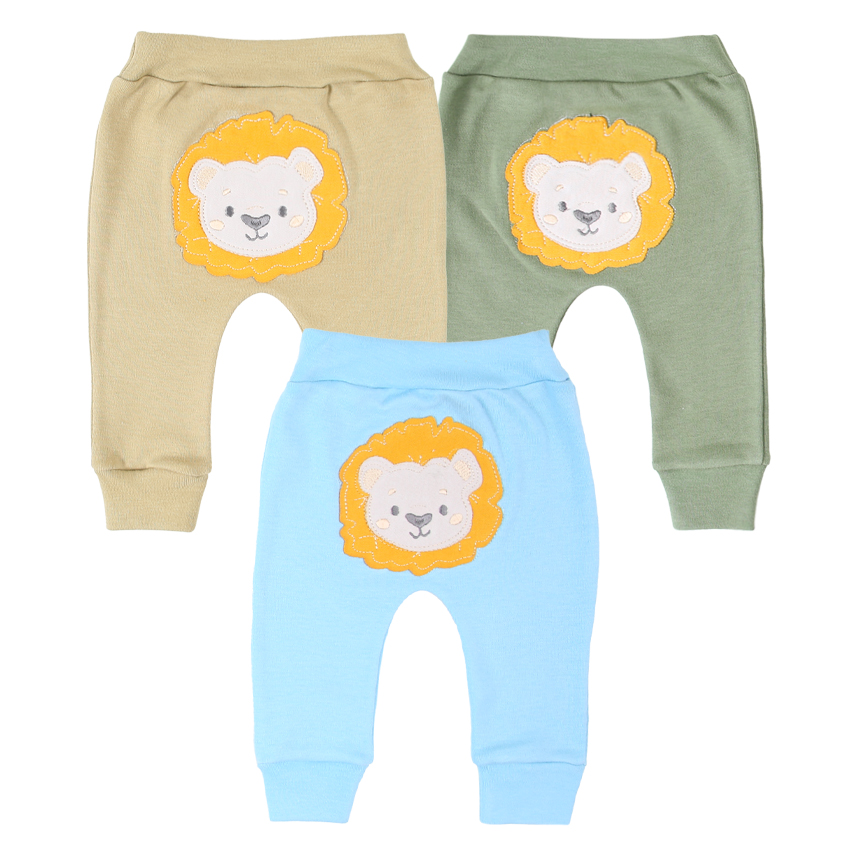 Kit 03 Mijão Estilinho com Bordado de Leão