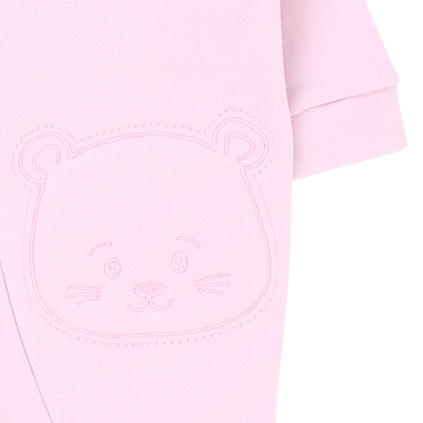 Macacão Baby Bee Manga Longa em Suedine