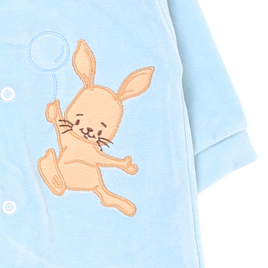 Macacão Longo Bebê Baby Bee Com Botão Estampa Sortida