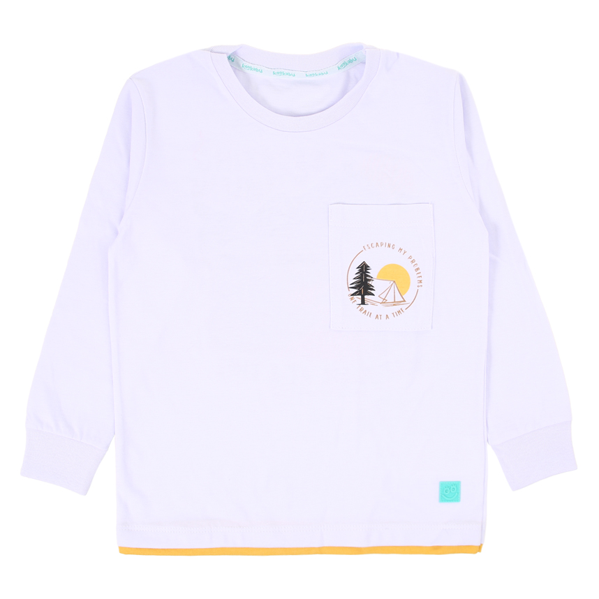 Camiseta Kookabu Manga Longa em Meia Malha