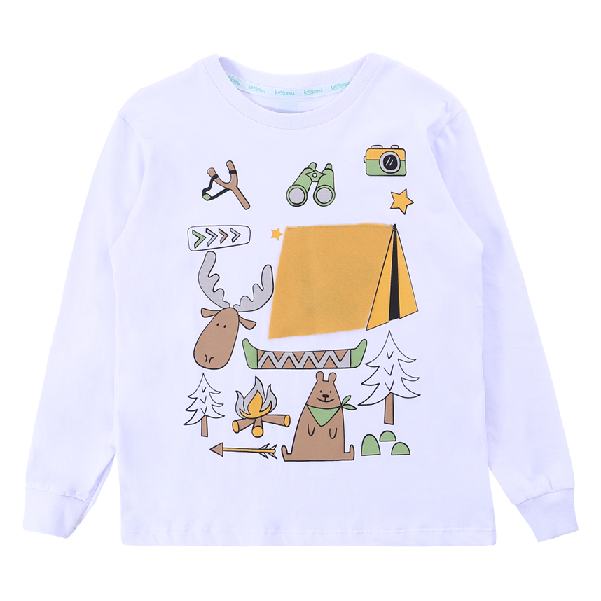 Camiseta Kookabu Manga Longa em Meia Malha