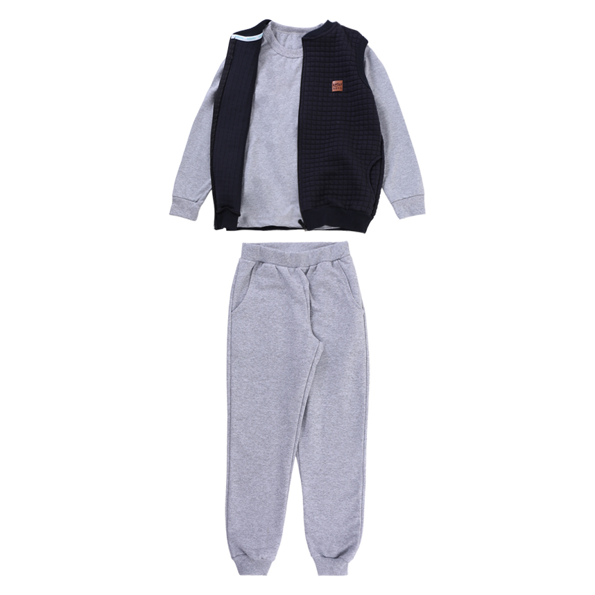 Conjunto Infantil Kookabu Camiseta Manga Longa com Colete