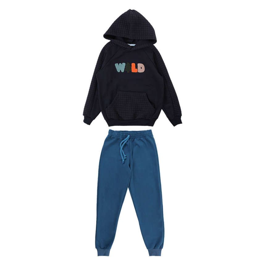 Conjunto Infantil Kookabu Blusão Wild Com Capuz