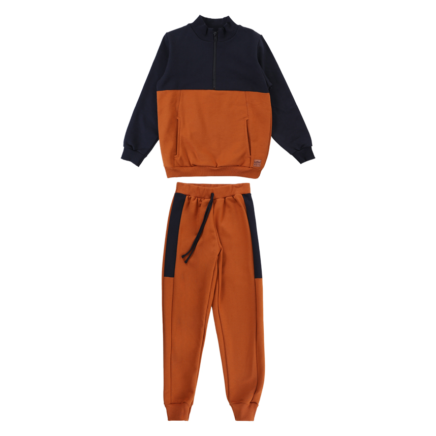 Conjunto Infantil Kookabu Blusão Bicolor Com Zíper