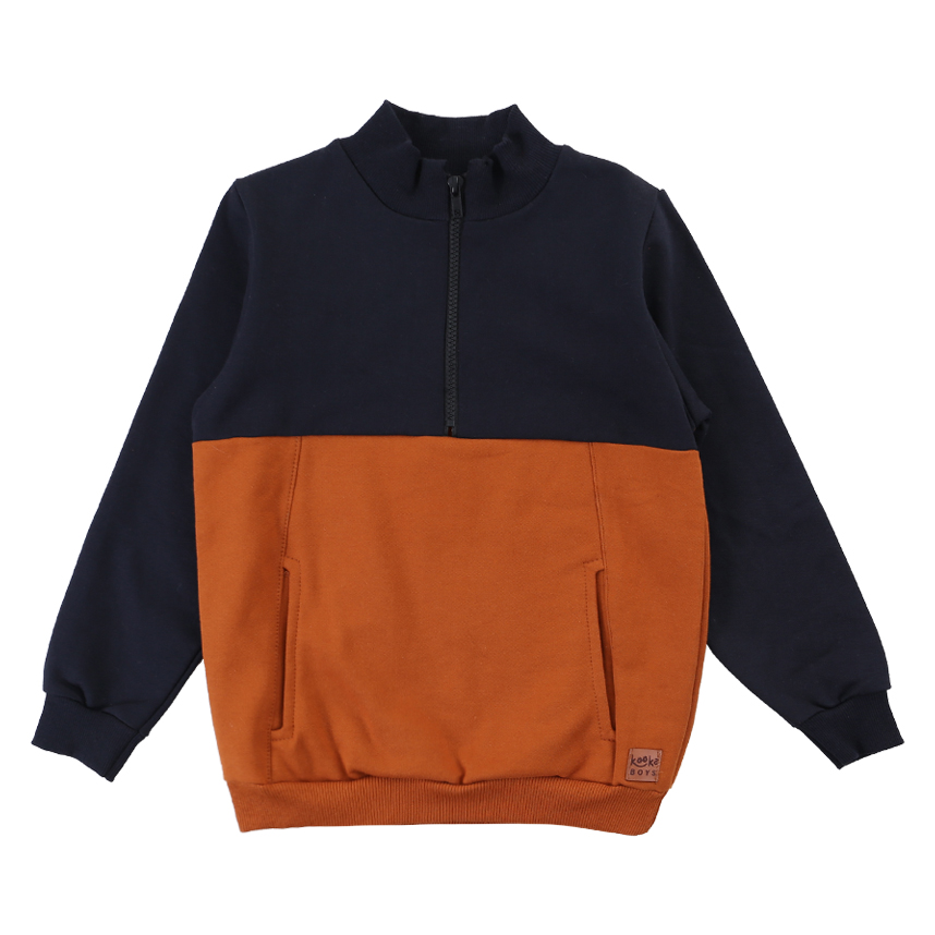 Conjunto Infantil Kookabu Blusão Bicolor Com Zíper