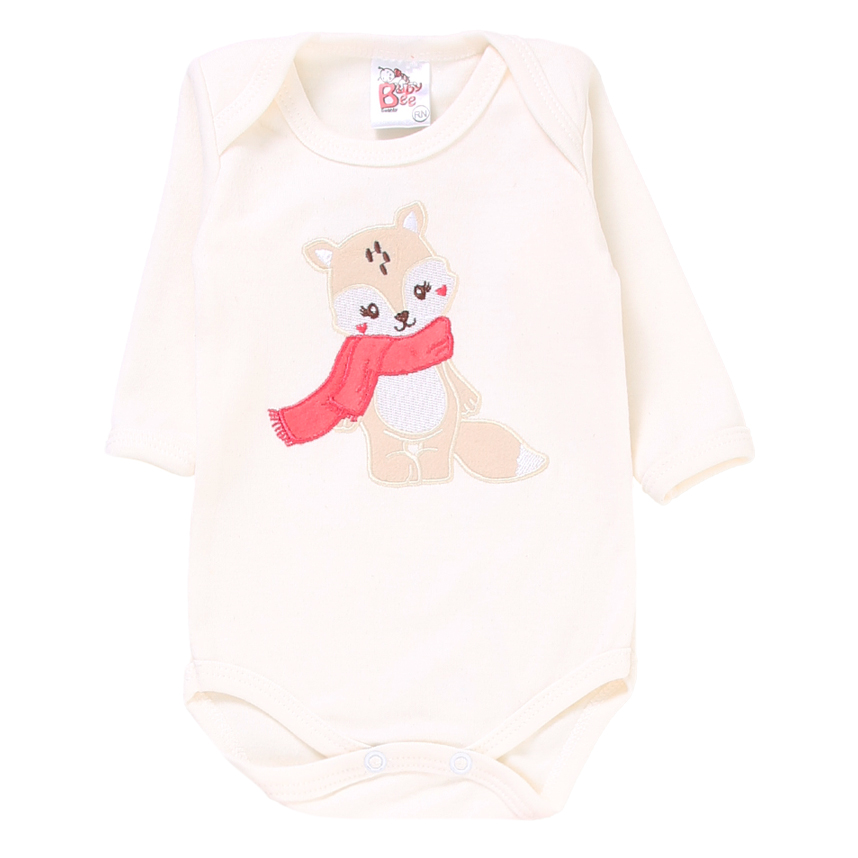 Conjunto Bebê Baby Bee Manga Longa Raposa - 2 Peças