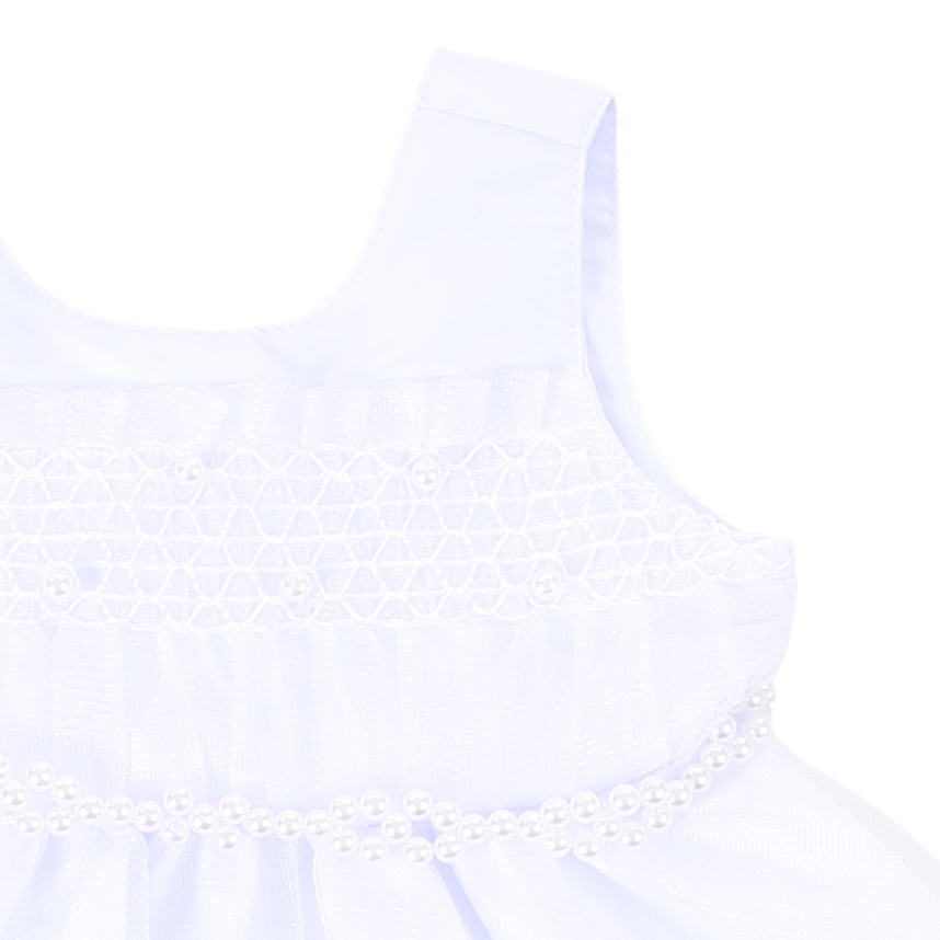 Vestido Bebê Din Don Com Laço E Bolero Vestido Bebê Din Don Com Laço E Bolero