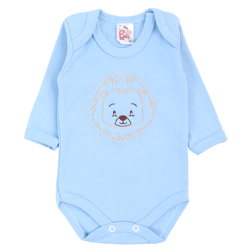 Kit 03 Body Baby Bee Manga Longa em Suedine