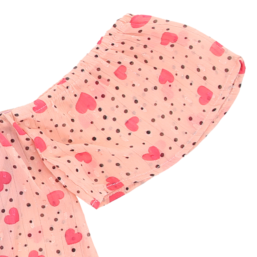 Blusa Juvenil Bonnemini Cropped Ciganinha Coração