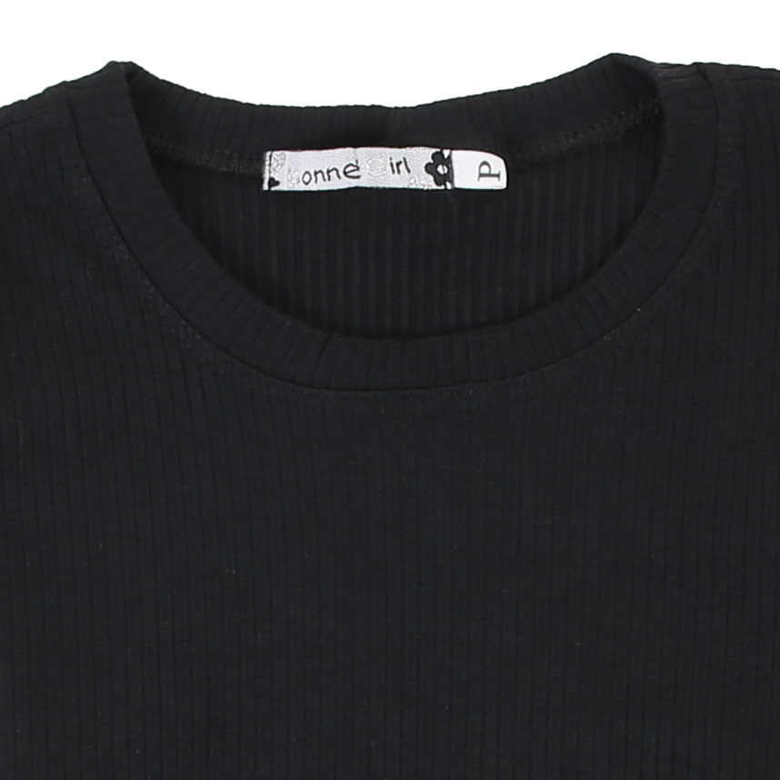 Blusa Juvenil Bonnemini Manga Longa Canelada