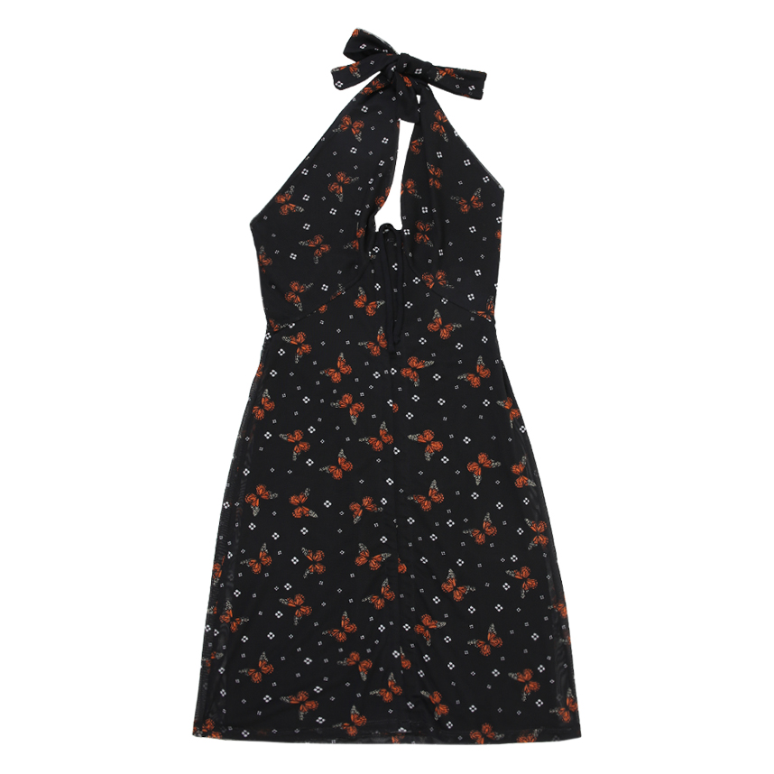Vestido Juvenil bonnemini Tule Estampa borboleta Vestido Juvenil bonnemini Tule Estampa borboleta