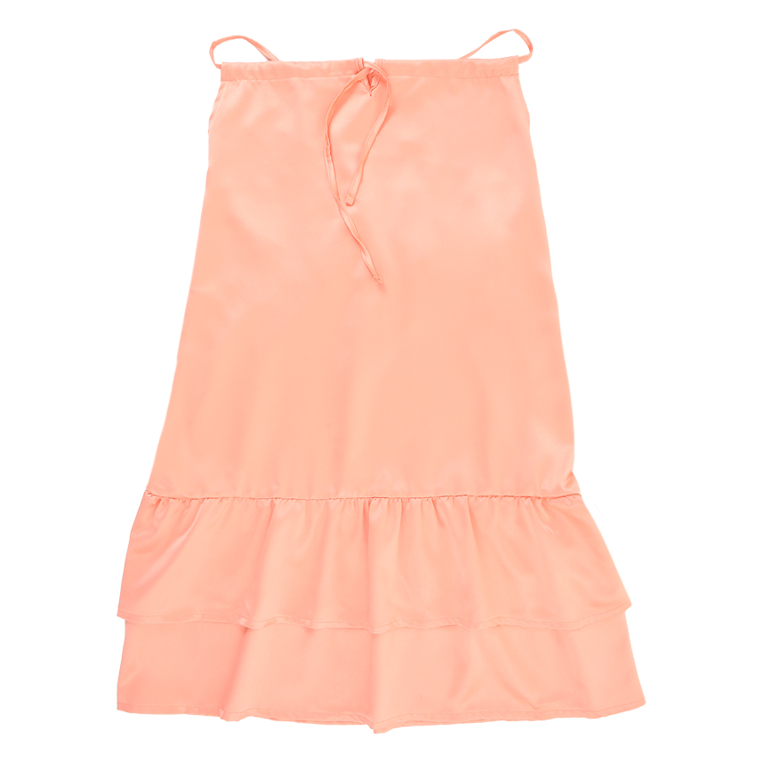 Vestido Juvenil Bonnemini Cetim com Babados Vestido Juvenil Bonnemini Cetim com Babados
