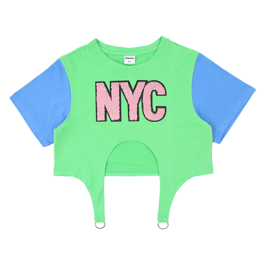 Blusa Juvenil Bonnemini Duo Color NIC Paetê