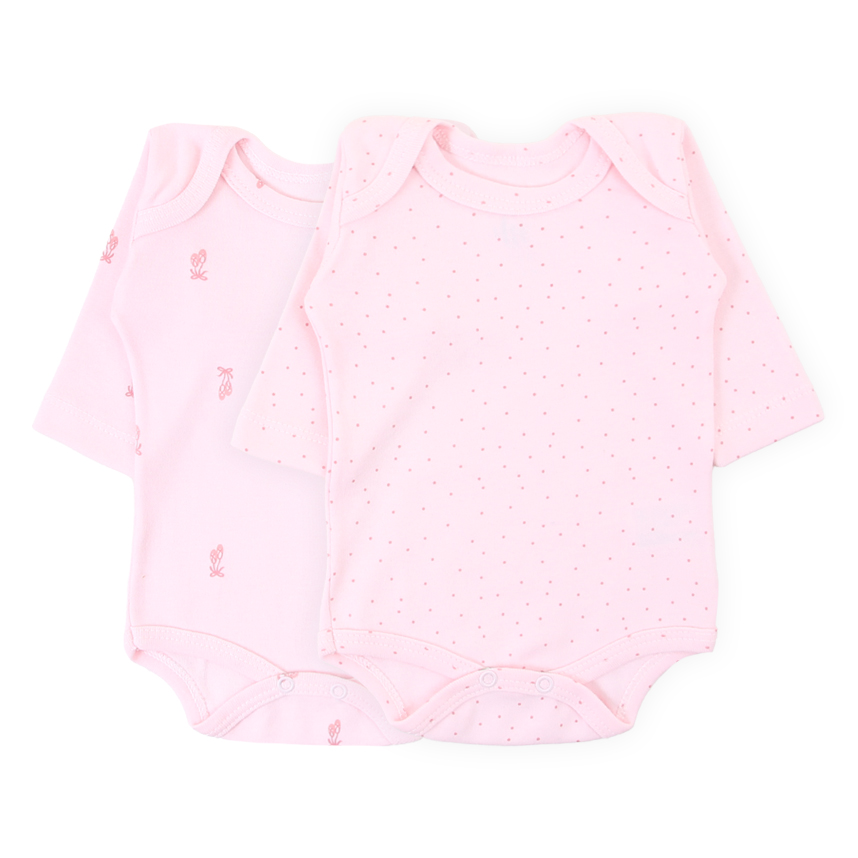 Body Bebê Junkes Manga Longa Suedine Com Sapatinho Poá - 2 Peças