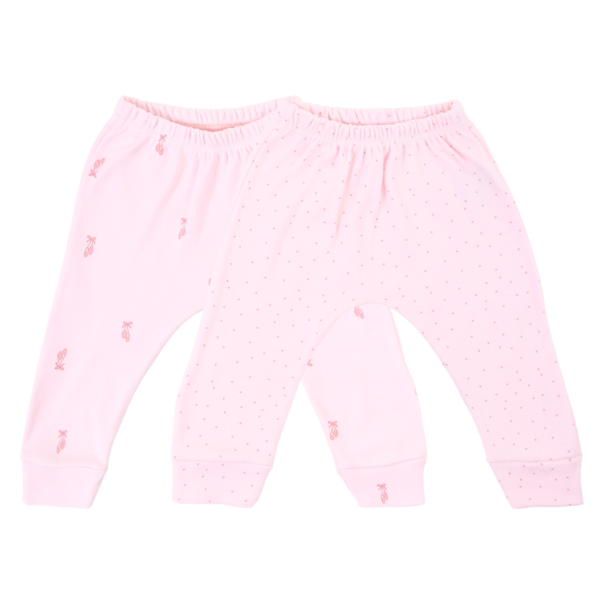 Mijão Bebê Junkes Em Cotton Sem Pé Reversível em Poá - 2 Peças