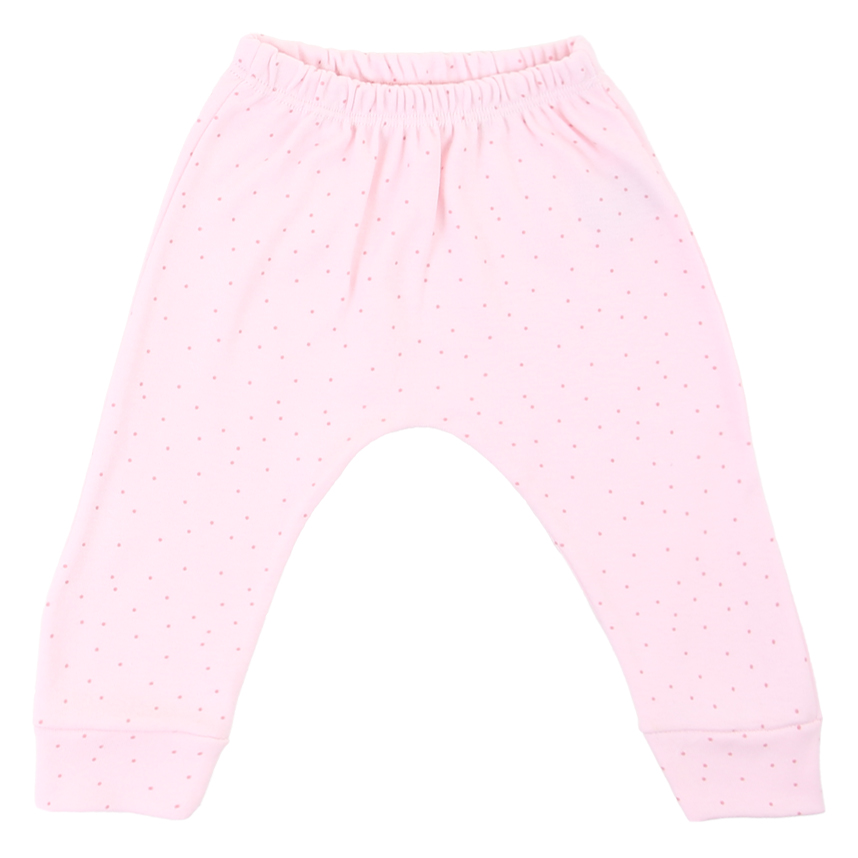 Mijão Bebê Junkes Em Cotton Sem Pé Reversível em Poá - 2 Peças