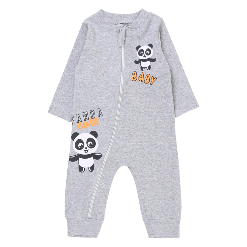 Macacão Longo em Suedine com Zíper e Silk Panta Cute