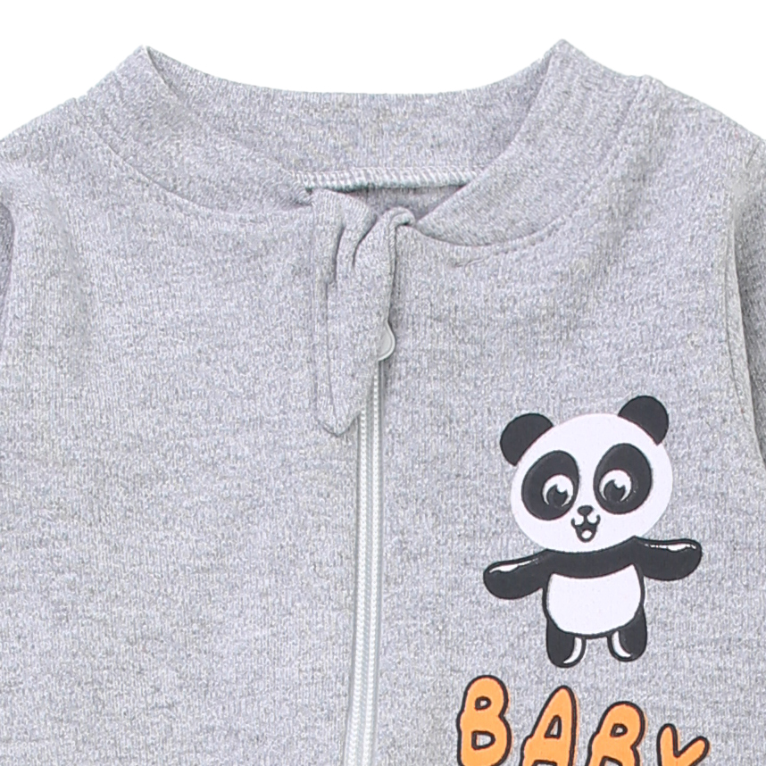 Macacão Longo em Suedine com Zíper e Silk Panta Cute