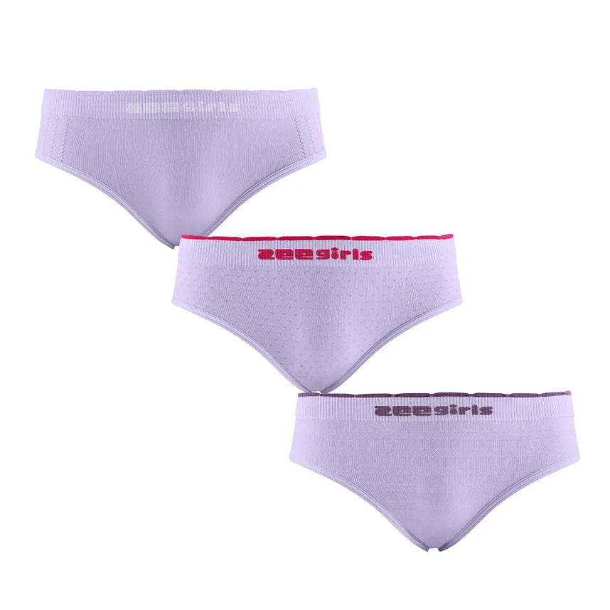 Kit Calcinha Zee Rucci Tanga Infantil Sem Costura ¿ 3 Peças