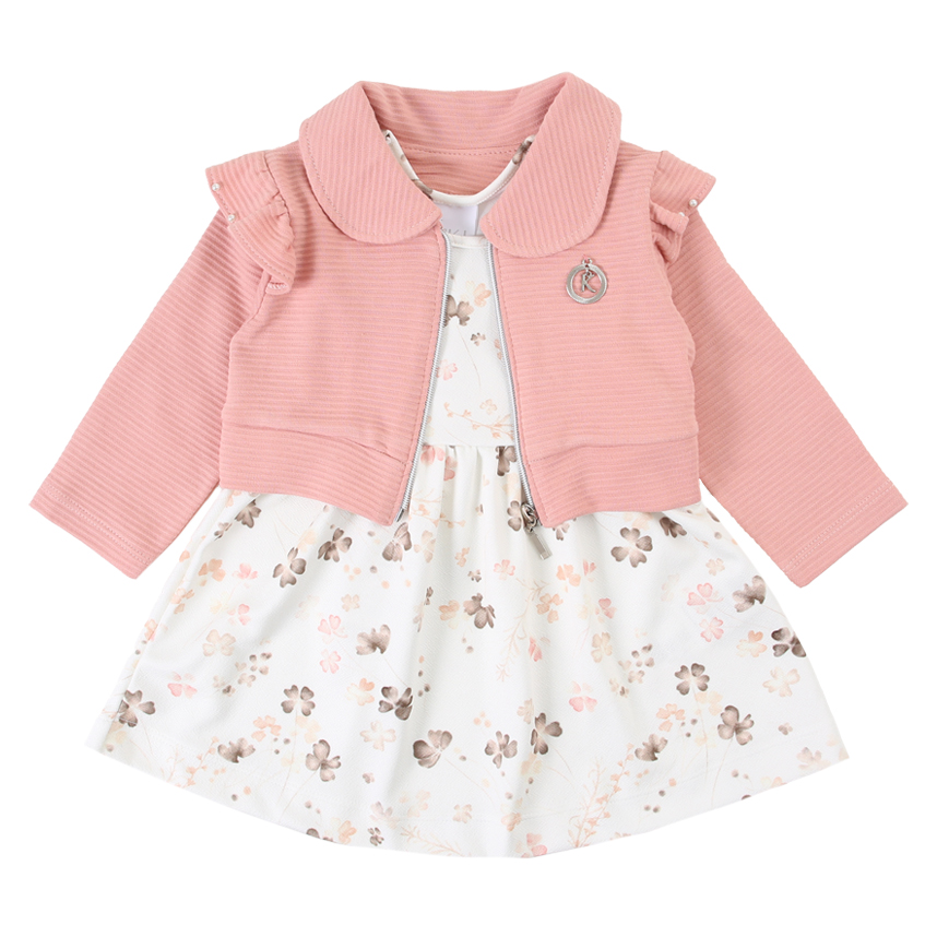 Jaqueta Infantil Kiki Moletom Canelado Com Detalhe Babado Jaqueta Infantil Kiki Moletom Canelado Com Detalhe Babado