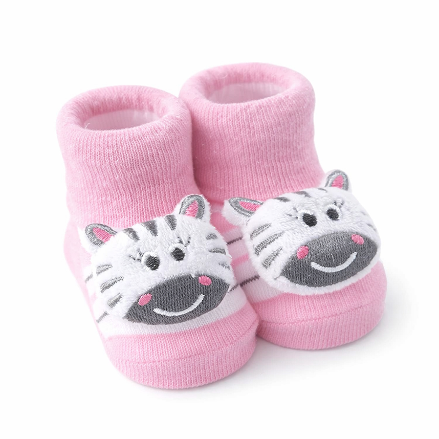 Meia Bebê Pimpolho Menina Aplique Bichinho Led