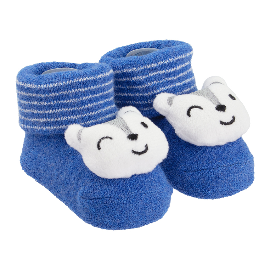 Meia Bebê Pimpolho Menino Aplique Bichinho Led