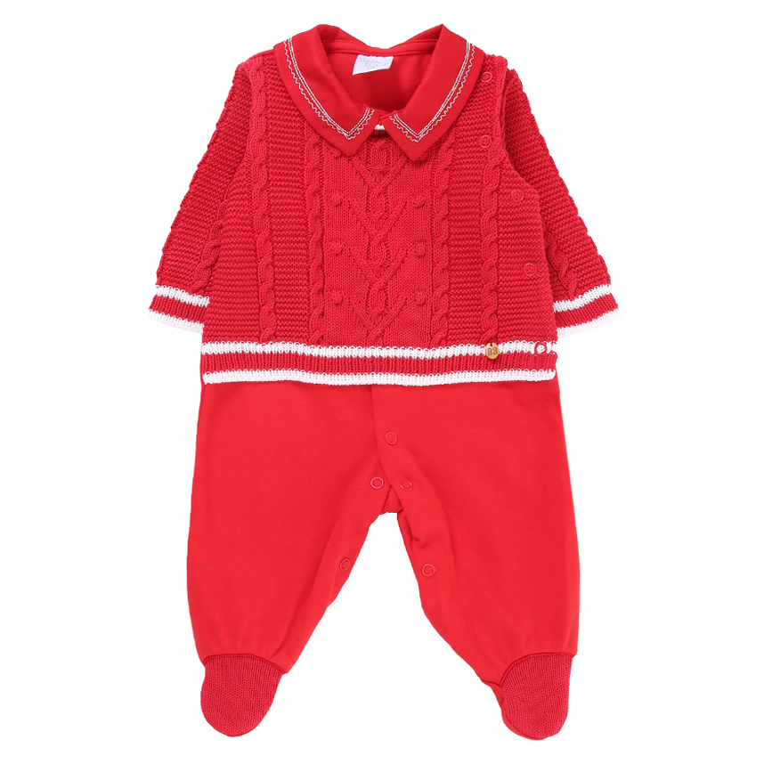 Saída de Maternidade Beth Bebê Plush com Detalhe em Tricot