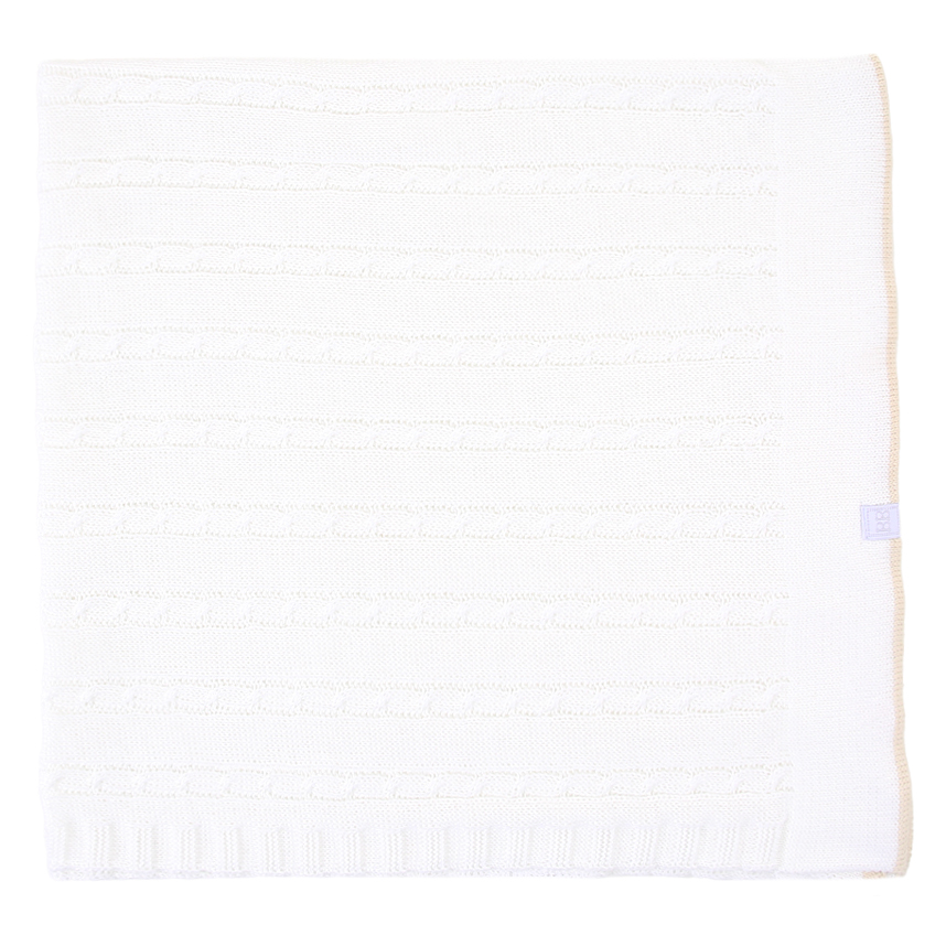 Saída de Maternidade em Plush Gravata e Colete em Tricô