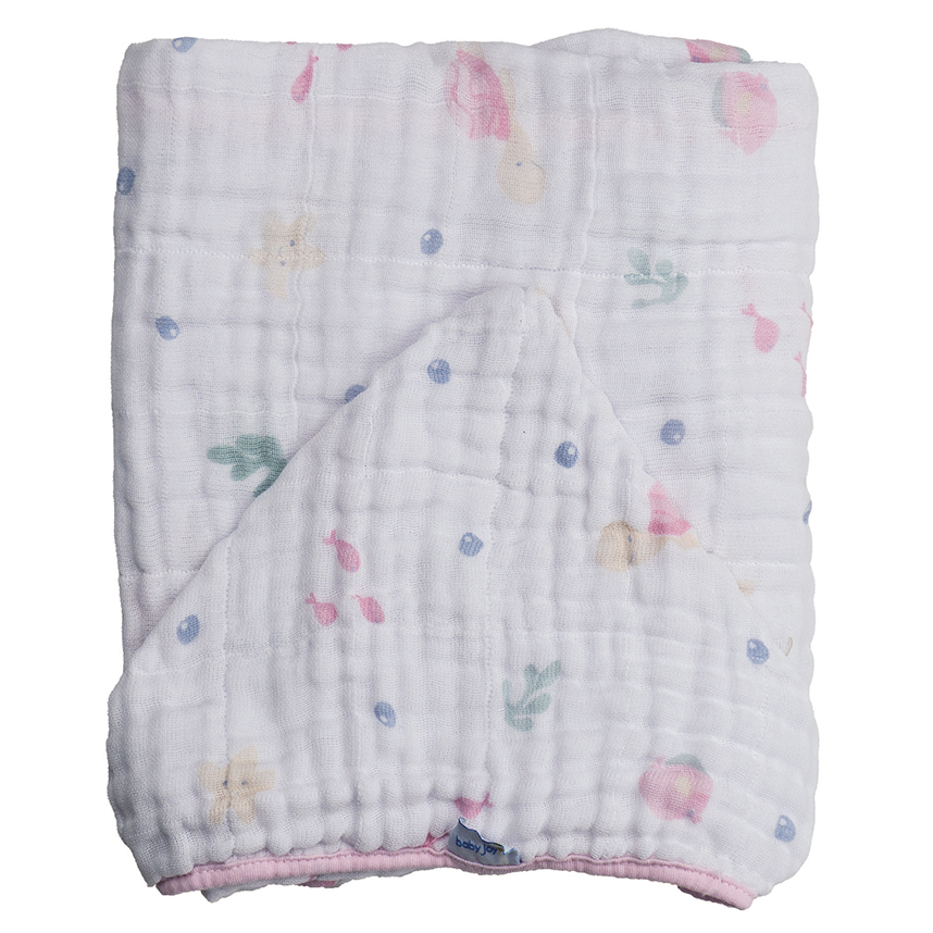 Toalha com Capuz Baby Joy Fundo do Mar