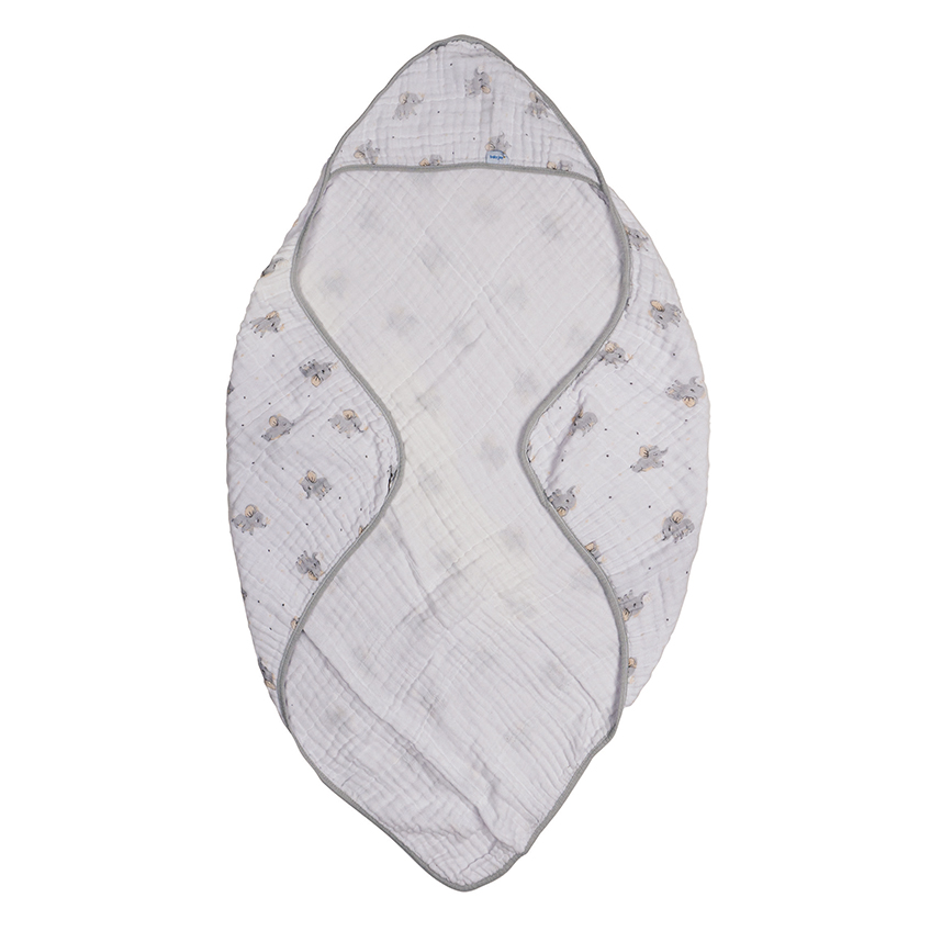 Toalha com Capuz Baby Joy Elefante