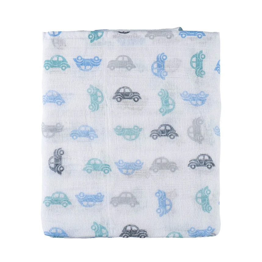 Kit Toalha Fralda Incomfral Linha Luxo Estampado Menino - 3 Peças Kit Toalha Fralda Incomfral Linha Luxo Estampado Menino - 3 Peças