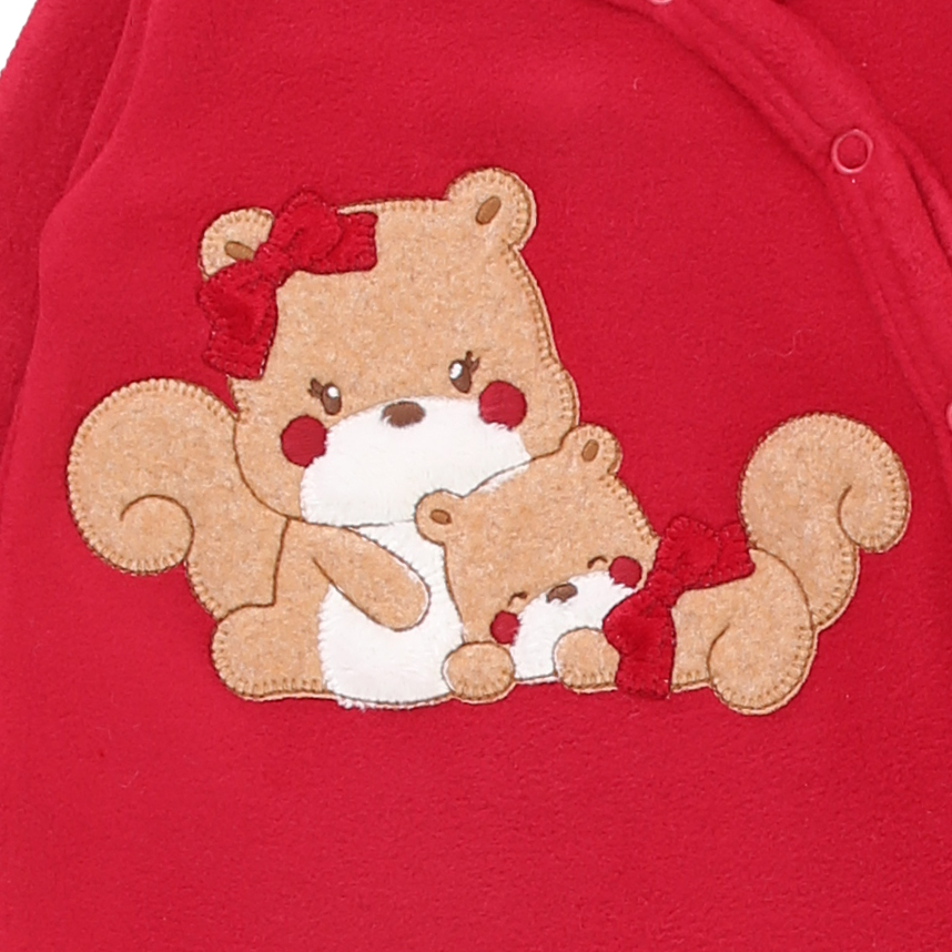 Macacão Longo Bebê Day By Day Soft Estampa Esquilo